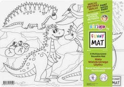 Zdjęcie Strigo Funny Mat White Dinozaury - Września