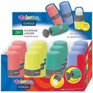 Colorino Temperówka Z Gumką 2 W 1 Mix 39729