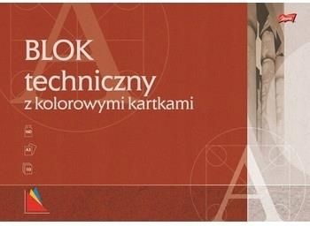 Unipap Blok Techniczny A3 10 Kolorowych Kartek