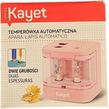 Kayet Temperówka Automatyczna 2 Grubości Różowa