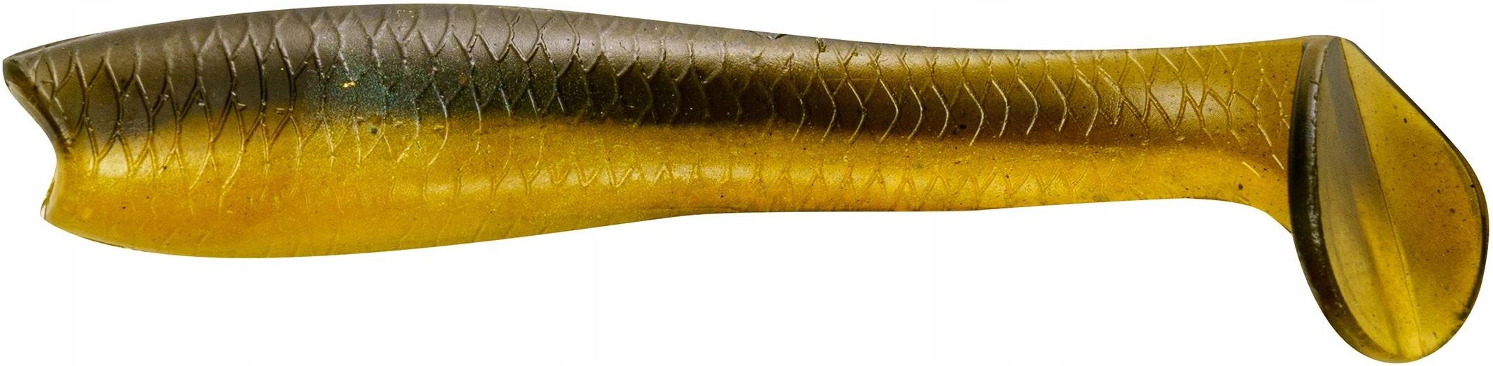 Fiiish Corps Master Shad N°4 – 10cm – Gold Minnow – MS4551 – Leurre Souple Pour Pêche Sportive