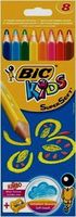 Bic Kredki Supersoft Kolor 8 + Temperówka