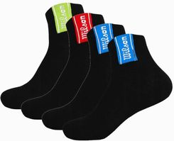 Zdjęcie Wilson Skarpety Quarter Socks Black Mix 3 Pary - Kalety