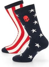 Zdjęcie Hydrogen Skarpety Usa Socks 2P Blue Navy Red Wh - Zawiercie