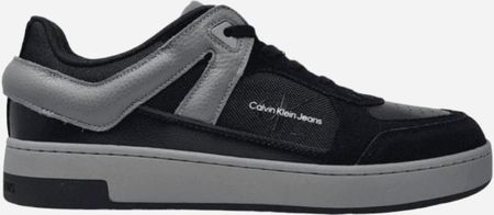 Calvin Klein Jeans Sneakersy męskie zamszowe do kostki YM0YM00994-0GQ Czarne