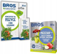 Koncentrat Na Mszyce Bros Naturalnie 50ml +Środek Grzybobójczy Miedzian 50Wp