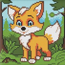 Zdjęcie Ideyka Diamentowa Mozaika Bez Ramy Puszysty Lis Kids - Pajęczno