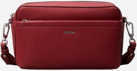 Calvin Klein Torebka crossbody damska mała K60K612280-XAI Bordowa