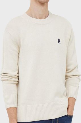 Tommy Hilfiger Sweter męski MW0MW33505 Beżowy