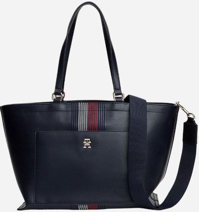 Tommy Hilfiger Torba shopper damska duża AW0AW16704-DW6 Granatowa