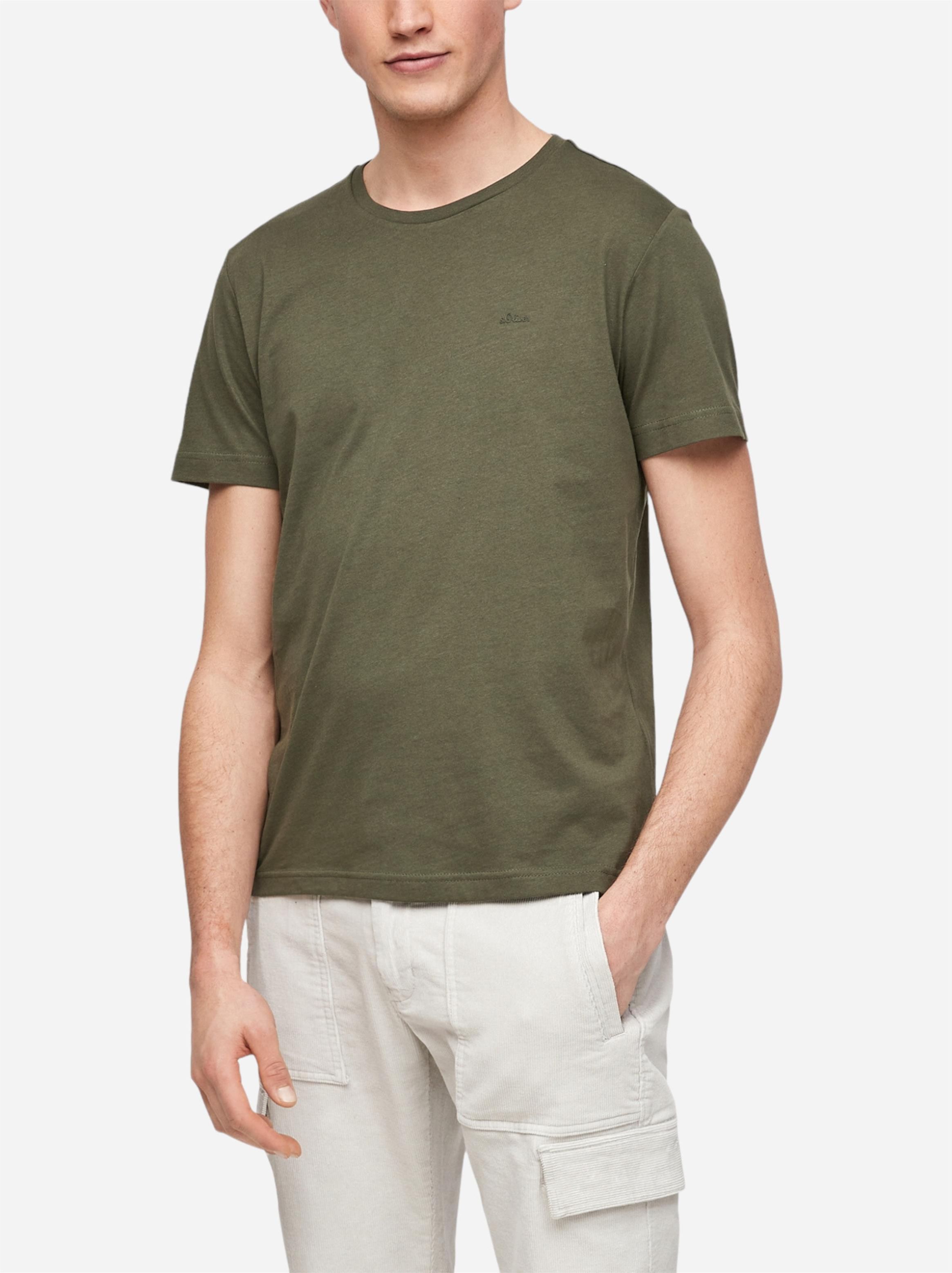 s.Oliver M FRONT - T-shirt con stampa - türkis/turchese - Zalando
