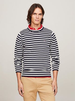 Tommy Hilfiger Sweter męski MW0MW21316 Granatowy