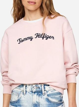 Tommy Hilfiger Bluza damska bez kaptura WW0WW42615-TIO Różowa