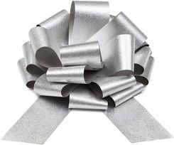 Zdjęcie Party Deco Kokarda Dekoracyjna Srebrna 30Cm - Brzesko