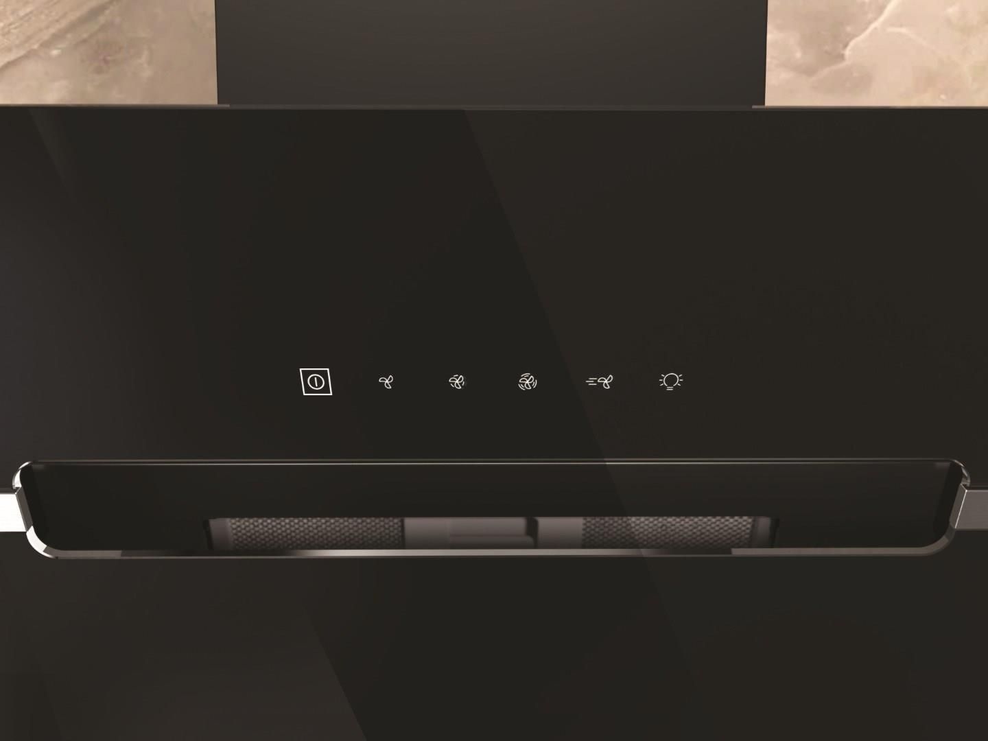фото Витяжка похила Whirlpool WHVS 61F LT DP K Black