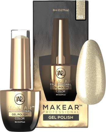 Makear Lakier Hybrydowy 511 Glitter 8Ml