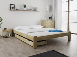 Łóżko ADA 140x200 cm sosna Ze stelażem listwowym rolowanym Materac Somnia 17 POSADA140BO5