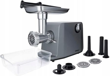 Steba MG 3000Pro elektroniczna maszynka do mielenia mięsa, 3 perforowane tarcze (3, 5, 8 mm), duży otwór wylotowy z nożem ze stali nierdzewnej 6,6 cm,