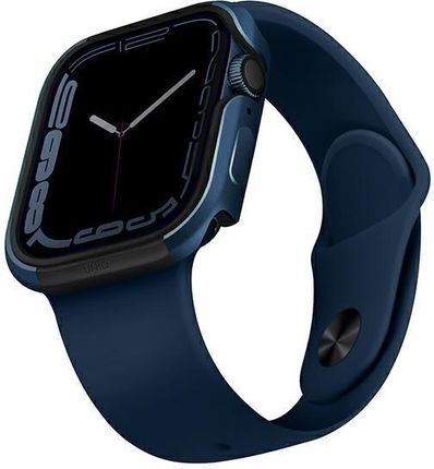 Uniq Etui Valencia Apple Watch Series 4 5 6 7 8 Se 45 44Mm Niebieski Blue