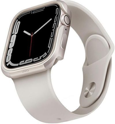 Uniq Etui Valencia Apple Watch Series 4 5 6 7 8 Se 45 44Mm Starlight