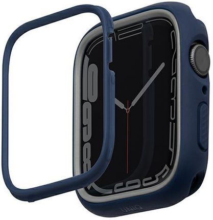 Uniq Etui Moduo Apple Watch Series 4 5 6 7 8 Se 44 45Mm Niebieski Szary Blue Grey