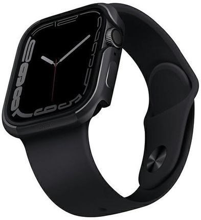 Uniq Etui Valencia Apple Watch Series 4 5 6 7 8 Se Se2 45 44Mm Grafitowy Graphite