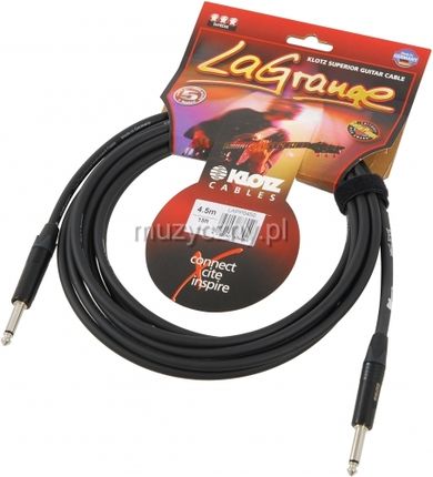 Klotz LAPP0450 LaGrange kabel gitarowy 4,5m, jack-jack, wtyki Neutrik