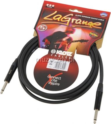 Klotz LAPP0300 LaGrange kabel gitarowy 3m, jack-jack, wtyki Neutrik