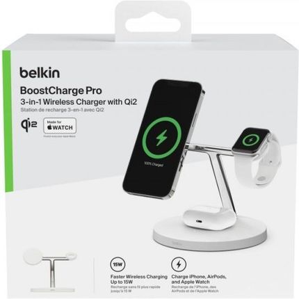 Ładowarka do telefonu Belkin Boost Charge Pro 3W1 Qi2 15W