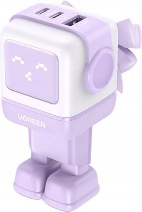 Ugreen Nexode Rg (Robot Gan) 2X Usb + Usb-C 65W Fioletowy