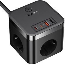 Baseus Powercombo 3Ac 2U 2C 30W 1 5M Czarny