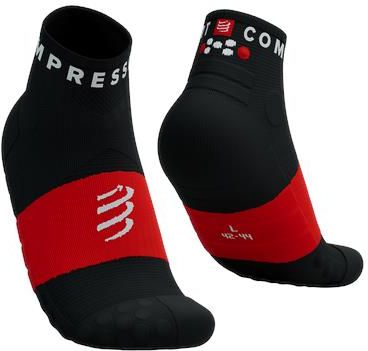 Compressport Skarpetki Do Biegania Ultra Trail Low Socks V2.0 Black/Red