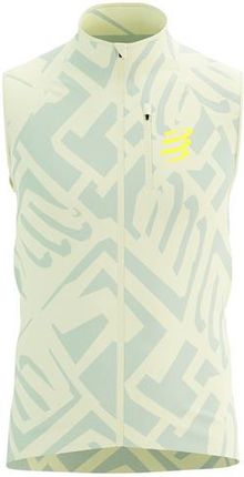 Compressport Kamizelka Biegowa Męska Hurricane Windproof Vest Sugar/Ice Print