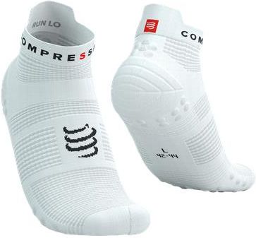 Compressport Skarpetki Do Biegania Krótkie Proracing Socks V4 Run Low White/Black