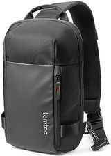tomtoc Compact Sling Bag, minimalny plecak na ramię z pojedynczym paskiem do Nintendo Switch OLED, 11-calowy iPad Pro, wodoodporny mały plecak do codz