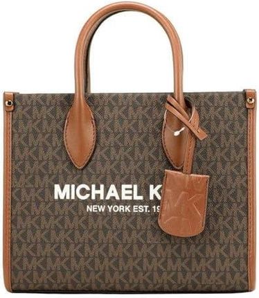 Michael Kors Mirella Logo Torba na ramię Rozmiar S, Brązowy podpis, S, pojemnik