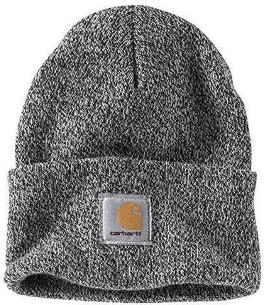 Carhartt Czapka beanie z dzianiny uniseks, czarno-biały, jeden rozmiar