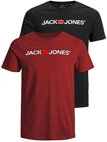 T-shirt Uomo Jack & Jones Jcopoul Tee SS - Girocollo In Cotone Morbido - Stampa Moderna