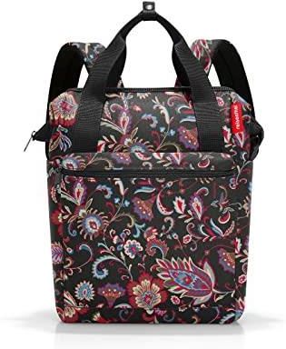 Reisenthel allrounder R paisley black – plecak i torba do noszenia w jednym – z zaczepem na wózek podróżny, Paisley Black, 31 x 39 x 17 cm, torba podr