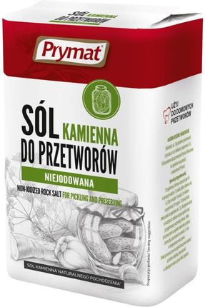 Prymat Sól kamienna do przetworów niejodowana 1 kg