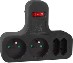 Zdjęcie Maclean Gniazdko Prądowe Poczwórne Z Wyłącznikiem 2x2 Mce224 E/b CEN86075 - Lipsk