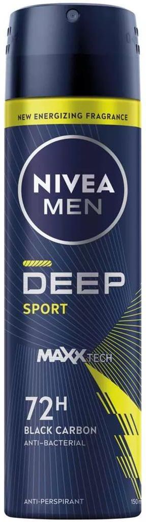 Zdjęcie Nivea Men Deep Sport Antyperspirant spray 150ml - Nowe