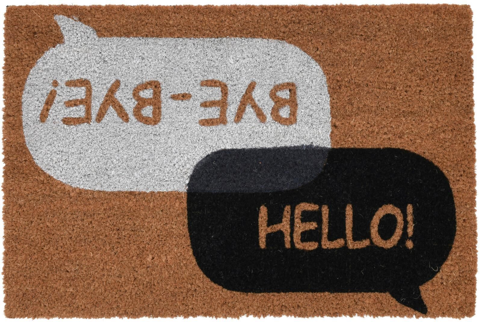 Wycieraczka kokosowa Hello Bye Bye 39x59cm - Opinie i atrakcyjne ceny ...
