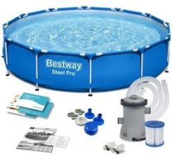 Zdjęcie Basen Bestway Stelażowy Steel  981993 3,66X76cm - Myślenice
