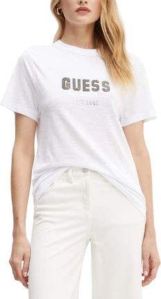 DAMSKI T-SHIRT GUESS W4YI35KC8T0 G011 (XL)