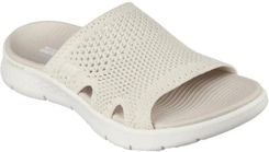 Zdjęcie Skechers Klapki Damskie Go Walk Flex Sandal Elation beżowe 40 Eu - Karlino