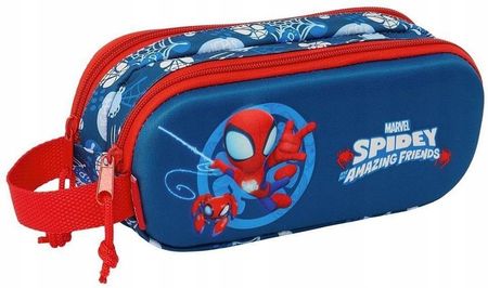 Safta Piórnik 3D Na Zamek 2 Komory Spiderman Spidey I Kumple