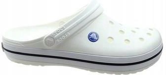 Klapki crocs crocband white 37-38