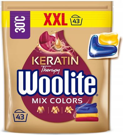 Woolite Kapsułki z Keratyną do Prania Mix Colors 43 szt.