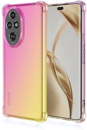 EASSGU Custodia Per HONOR 70 5G Con Cover In Silicone Antiurto E Cavalletto Incorporato – Protettiva E Resistente – Colore Rosso - 2